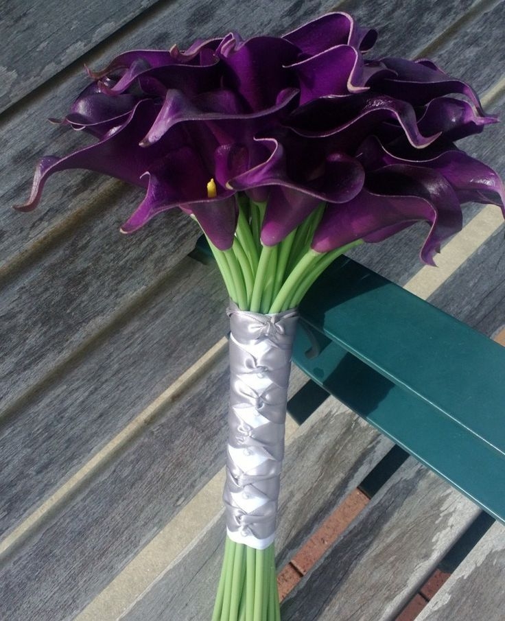 Букет фиолетовых «Калла Мини» от Milissa