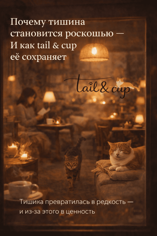 Почему Тишина Становится Роскошью — И Как tail & cup Её Сохраняет